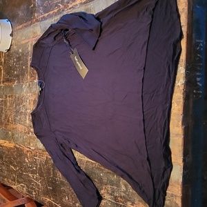 For Cynthia Navy Blue Long Sleeve Tunic